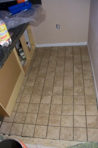 Tile without grout